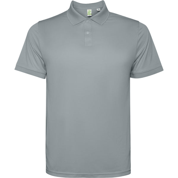 Tormo Technical Sports  Polo Shirt with Matching Clasp Button - Grey