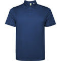 Tormo Technical Sports  Polo Shirt with Matching Clasp Button - Navy Blue