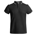 TAMIL Technical Sports  Polo Shirt - Black and White