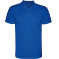 Monzha Single Colour Technical Sports  Polo Shirt  - Royal Blue