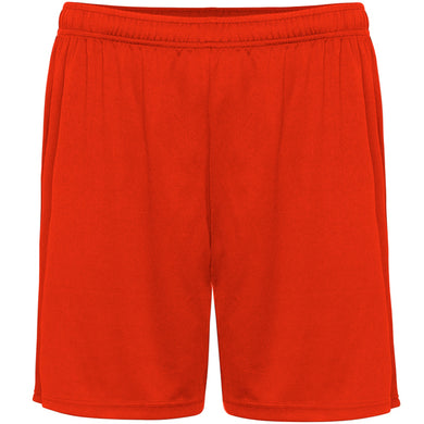 Plain Red Soccer Shorts