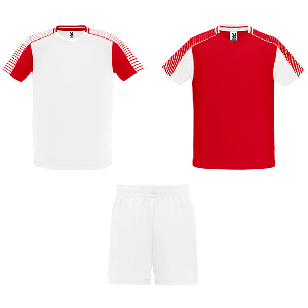 Amazing Value Sport Training Jersey Set - 2 shirts & Shorts - Red and White