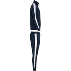 Full Zip Tracksuit and Contrast Bottoms