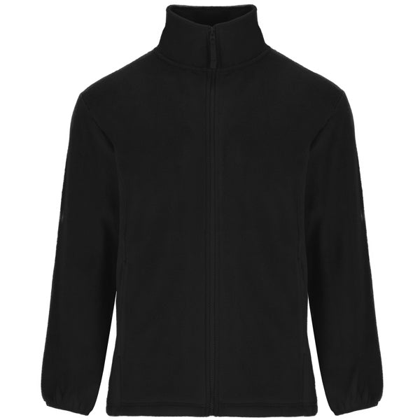 Unisex Full Zip Heavy Fleece - Black