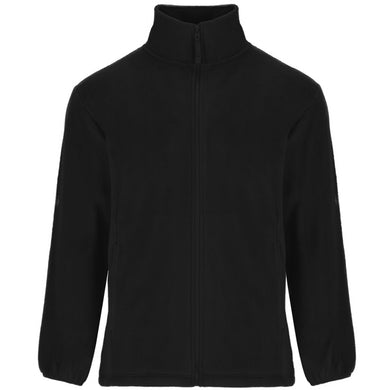 Unisex Full Zip Heavy Fleece - Black