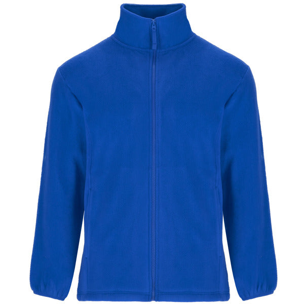 Unisex Full Zip Heavy Fleece - Royal Blue