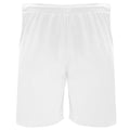 Plain White Soccer Shorts