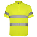 Polaris Technical high-visibility short-sleeve polo shirt.