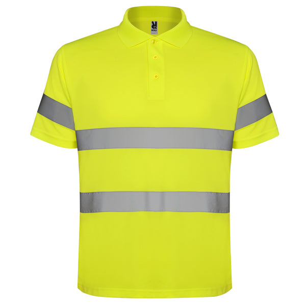 Polaris Technical high-visibility short-sleeve polo shirt.