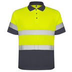 Polaris Technical high-visibility short-sleeve polo shirt.