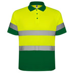 Polaris Technical high-visibility short-sleeve polo shirt.