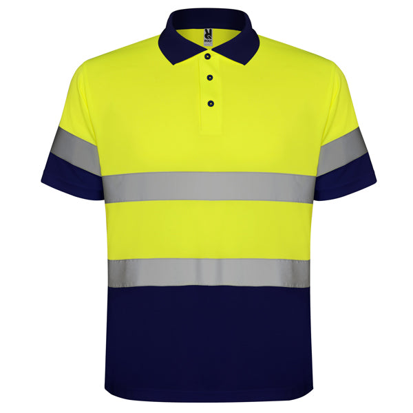 Polaris Technical high-visibility short-sleeve polo shirt.