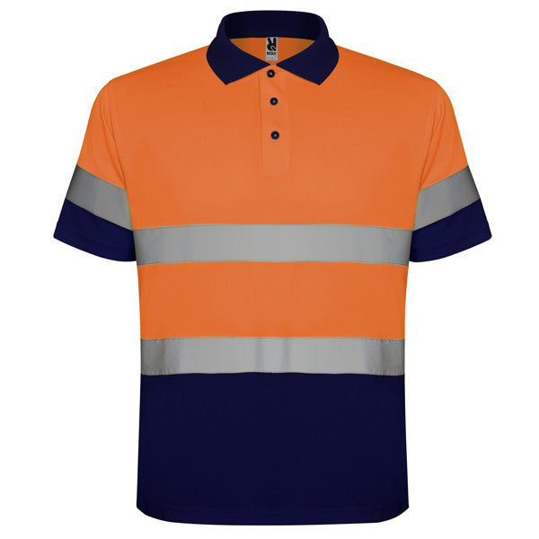 Polaris Technical high-visibility short-sleeve polo shirt.