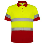 Polaris Technical high-visibility short-sleeve polo shirt.