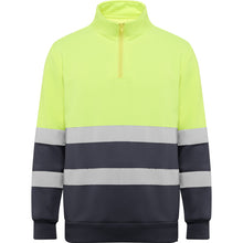 Load image into Gallery viewer, Spica Technical High-visibility sweater with half zip