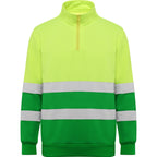 Spica Technical High-visibility sweater with half zip