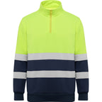 Spica Technical High-visibility sweater with half zip