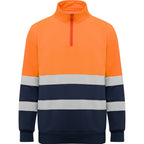 Spica Technical High-visibility sweater with half zip