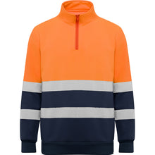 Load image into Gallery viewer, Spica Technical High-visibility sweater with half zip
