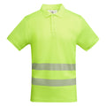 Atrio Technical high-visibility short-sleeve polo shirt.