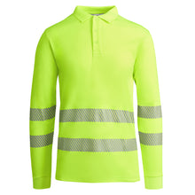 Load image into Gallery viewer, Atrio Long Sleeved Technical high-visibility short-sleeve polo shirt.