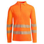 Atrio Long Sleeved Technical high-visibility short-sleeve polo shirt.