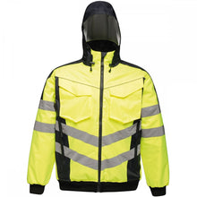 Load image into Gallery viewer, REGATTA PROFESSIONAL TRA314 HI VIS PRO BOMBER JACKET - ORANGE RRP €75 Our price €5