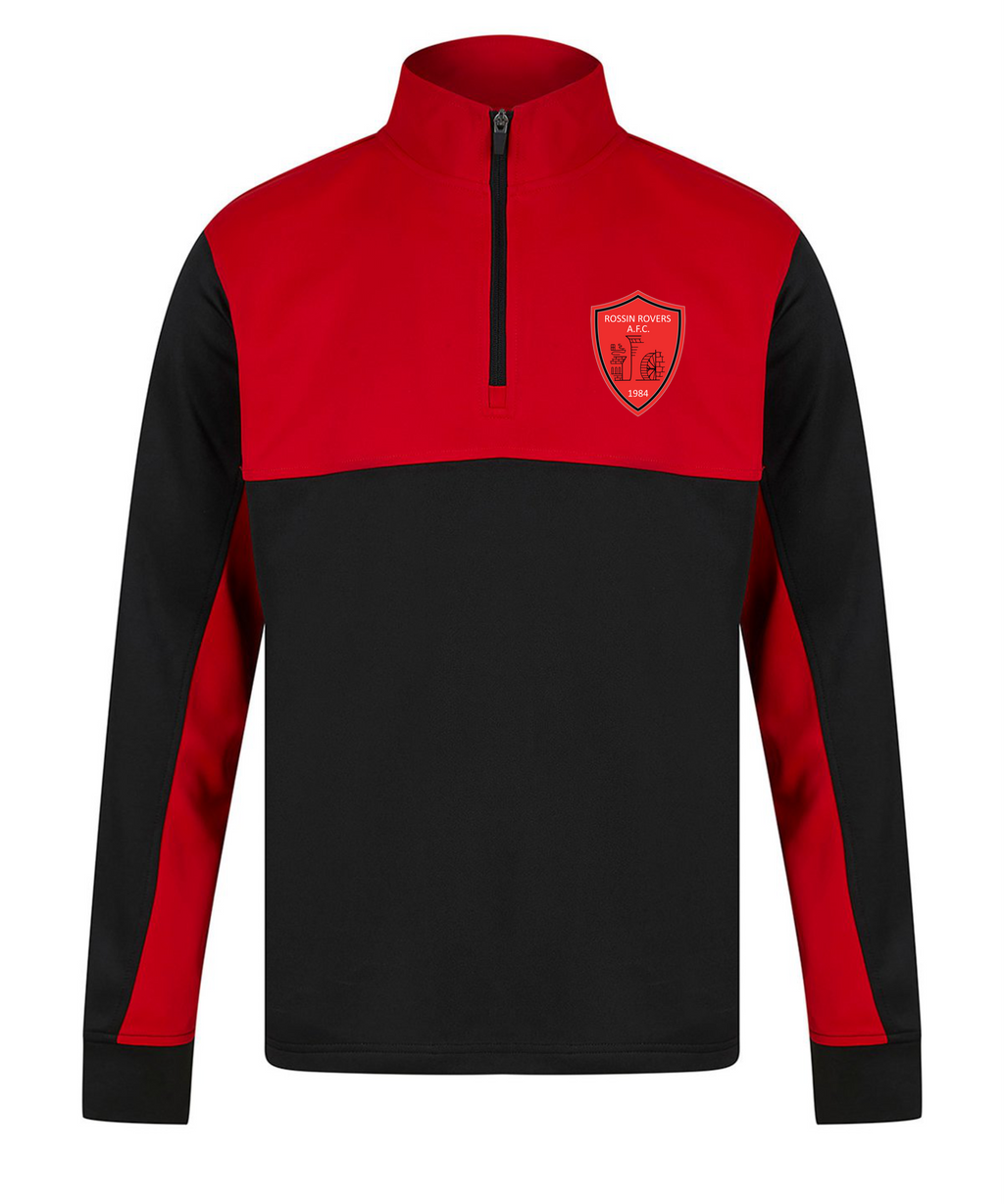 Rossin Rovers Football Club Quarter Zip - Adult Sizes