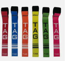 Rugby Tags pack of 6