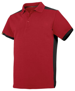SNICKERS ALLROUND WORK POLO SHIRT - RED COLOUR - REDUCED TO CLEAR