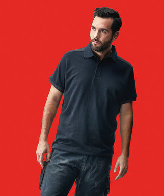 SNICKERS ALLROUND WORK POLO SHIRT - BLACK COLOUR - REDUCED TO CLEAR