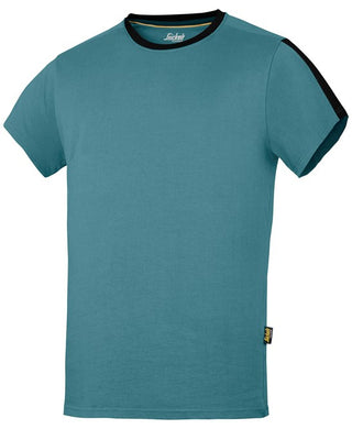 SNICKERS ALLROUND WORK T-SHIRT - PETROL BLUE COLOUR - REDUCED TO CLEAR