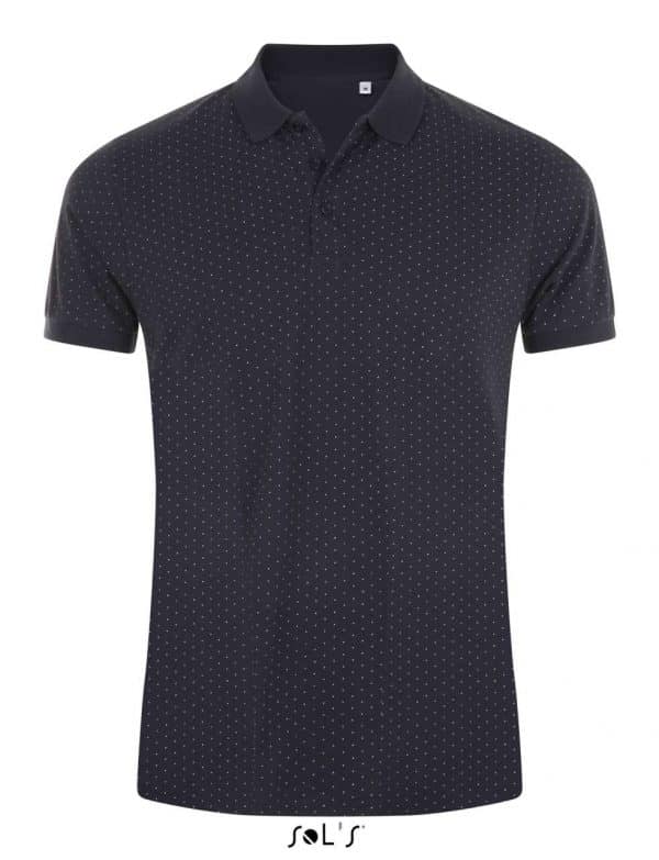 Ladies Sols Polkadot Polo Shirt French Navy & White - XS AND S ONLY - REDUCED TO CLEAR €1.50