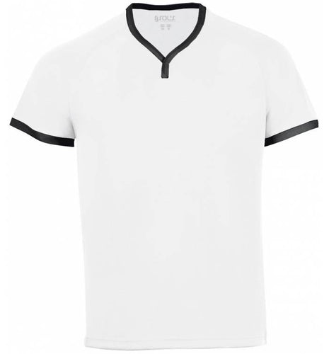 Sols Atletico Adult Sports Shirt - White And Black