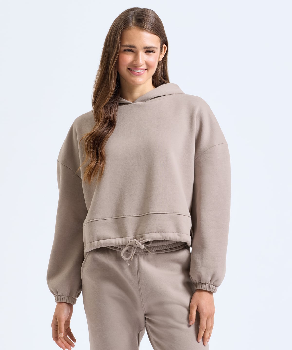 Women's TriDri® cropped oversize hoodie