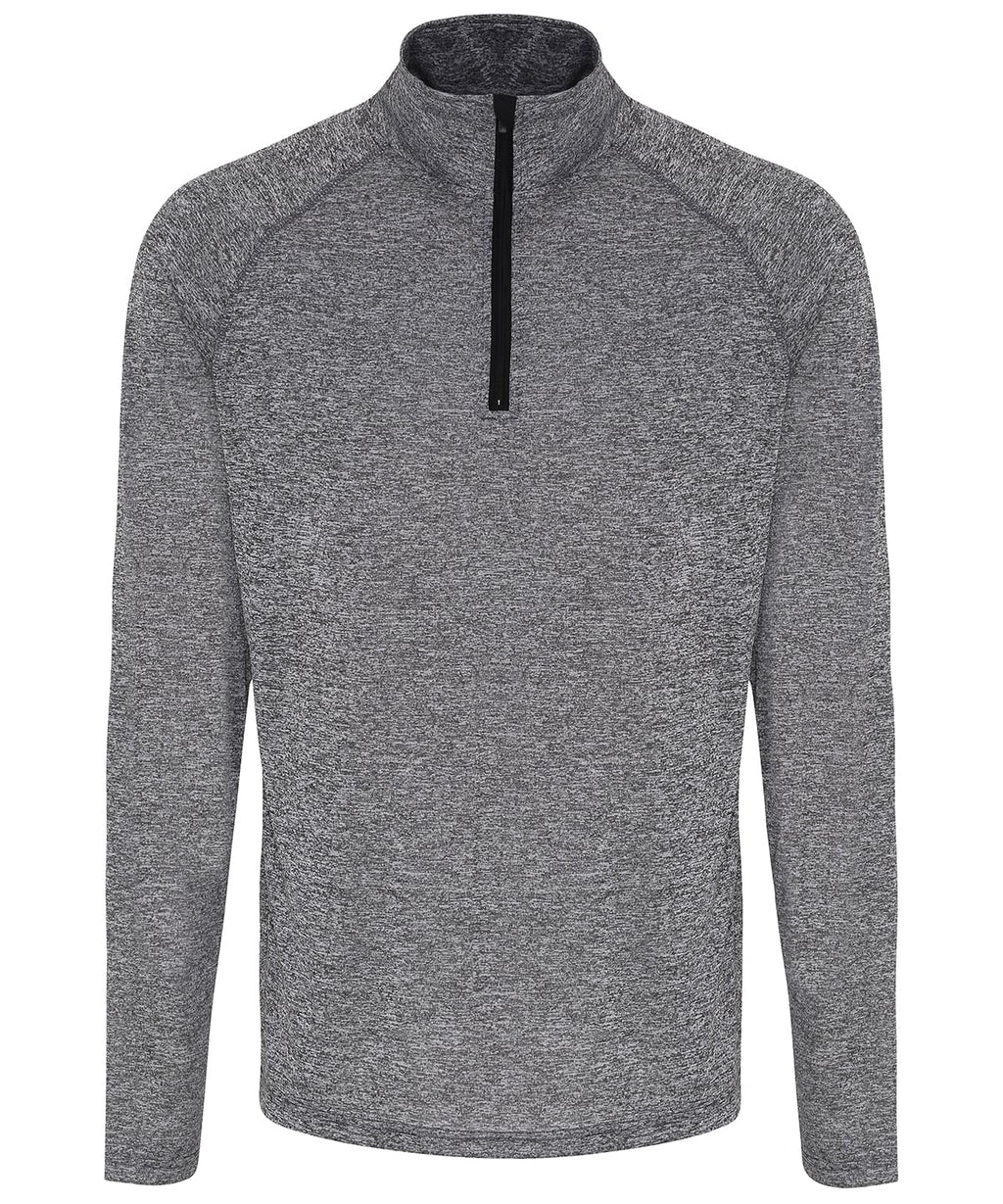 Men's TriDri® long sleeve performance ¼ zip top