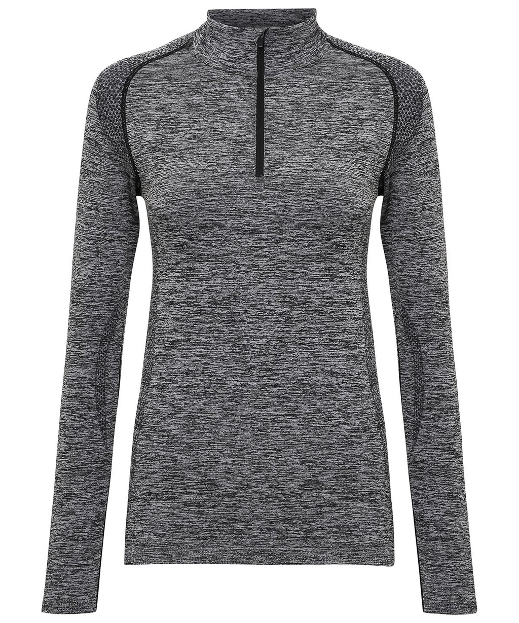 Women's TriDri® seamless '3D fit' multi-sport performance zip top