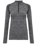 Women's TriDri® seamless '3D fit' multi-sport performance zip top