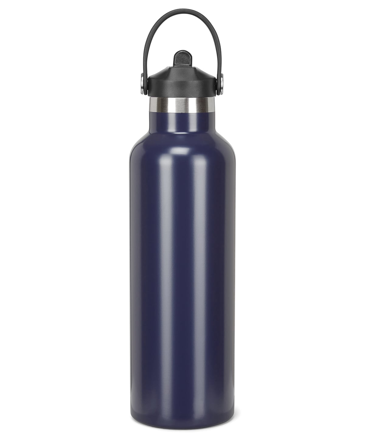 Tridri® vacuum sports water bottle with flip up straw