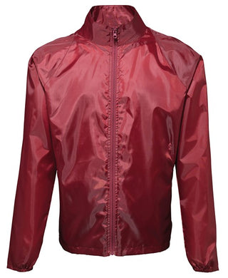 BURGUNDY FULL ZIP WINDCHEATER - ADULT MEDIUM ONLY - REDUCED TO CLEAR €5