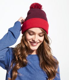 Sols breeze Contrast Bobble Beanie Hat