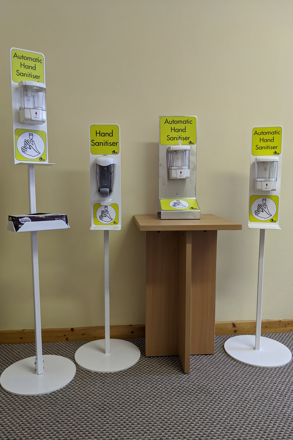 Indoor/ outdoor Automatic hand sanitiser station