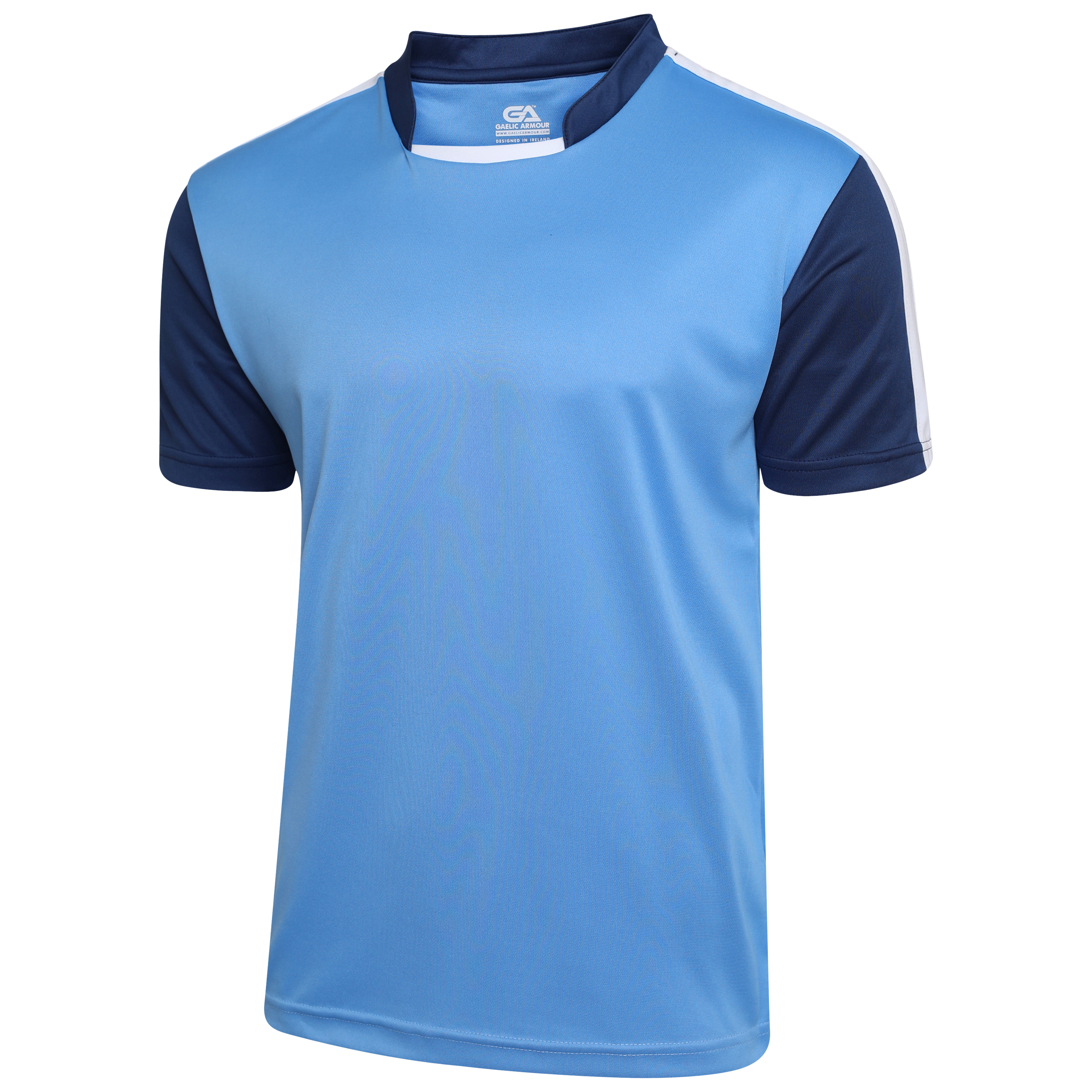 Kids Gaelic Armour half zip and training tee bundle - Navy Sky and White