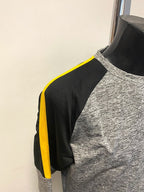 Technical Sports Crewneck - Marl Black / Yellow - REDUCED TO CLEAR ONLY €2.50