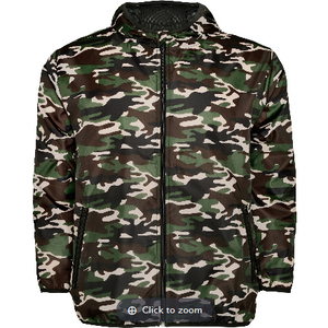 UNISEX CAMOUFLAGE WINDBREAKER