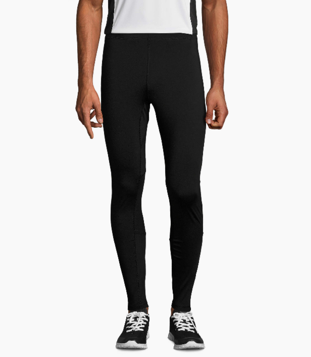 Mens Running Tights in Black