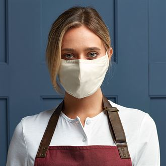 High Quality Red coloured Protective 3 layer mask with nose wire and adjustable ear toggles (AFNOR certified)