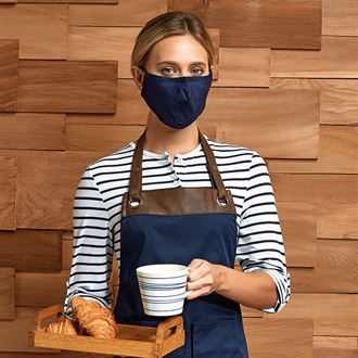 High Quality Red coloured Protective 3 layer mask with nose wire and adjustable ear toggles (AFNOR certified)