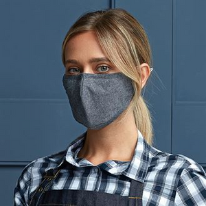 High Quality Dark Grey coloured Protective 3 layer mask with nose wire and adjustable ear toggles (AFNOR certified)