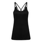 Women's TriDri® 'laser cut' spaghetti strap vest